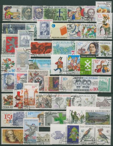 Tschechische Republik 52 gestempelte Marken aus 1993-2011 (SG62106)