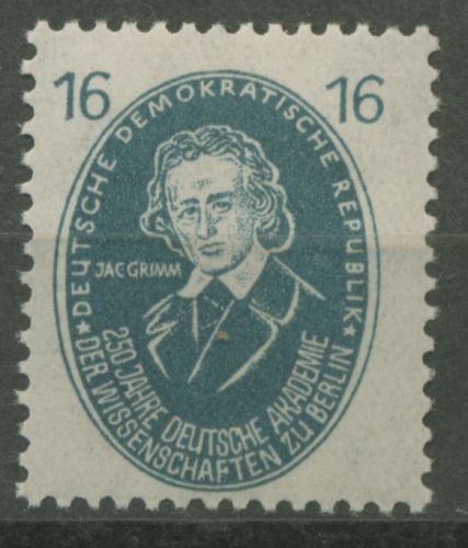 DDR 1950 Akademie der Wissenschaften Jacob Grimm 267 postfrisch