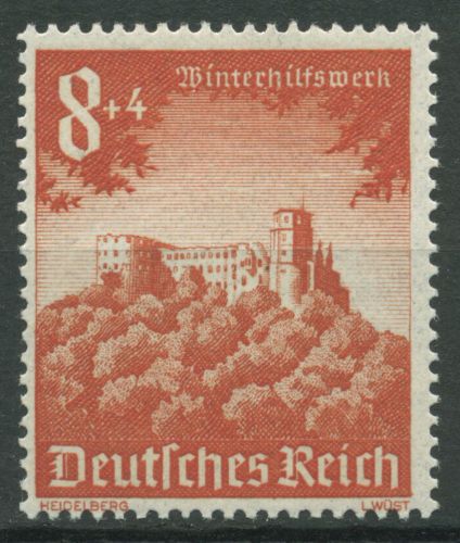 Deutsches Reich 1940 WHW Winterhilfswerk Heidelberger Schloss 755 postfrisch