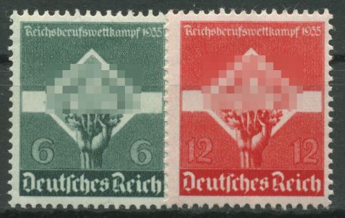 Deutsches Reich 1935 Reichsberufswettkampf 571/72 x postfrisch