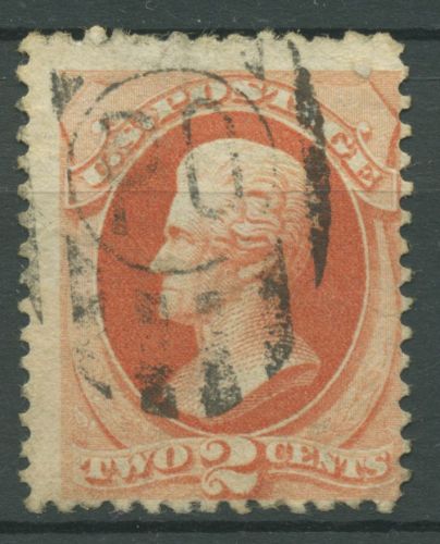 USA 1870 Präsident George Washington 47 gestempelt