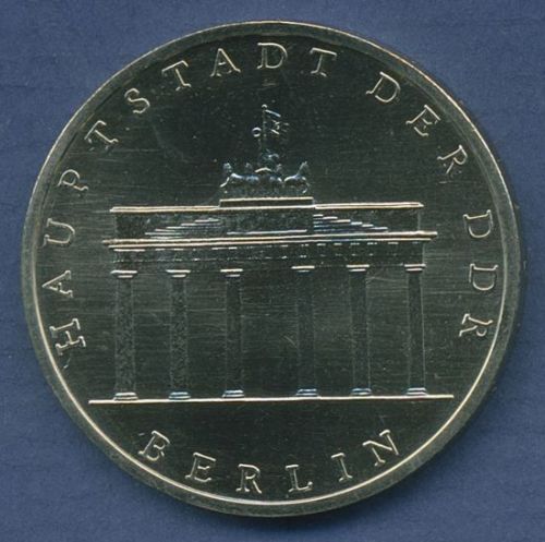 DDR 5 Mark 1980 Brandenburger Tor, J 1536 vz/st (m6882)