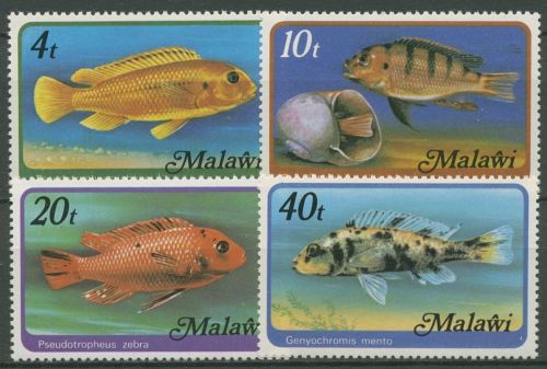 Malawi 1977 Fische Buntbarsche des Malawisees 285/88 X postfrisch