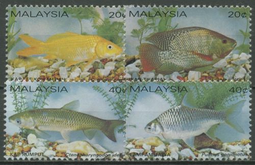 Malaysia 1983 Fische 258/61 A postfrisch