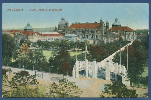 Dresden Städtischer Ausstellungspalast, beschrieben 1912 (AK5799)