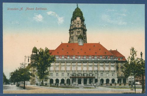 Dresden Neues Rathaus, ungebraucht (AK5794)