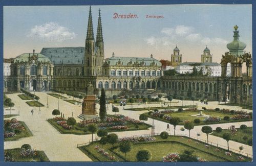 Dresden Zwinger Sophienkirche, ungebraucht (AK5784)