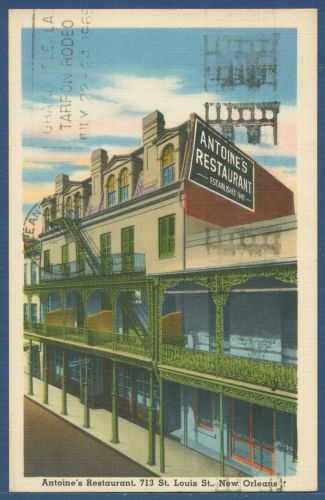 New Orleans Louisiana Antoine's Restaurant, gelaufen 1965 (AK5770)