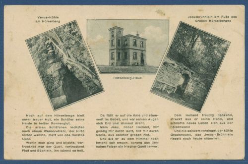 Großer Hörselberg Gasthaus Thüringer Wald b. Eisenach, beschrieben 1923 (AK5758)