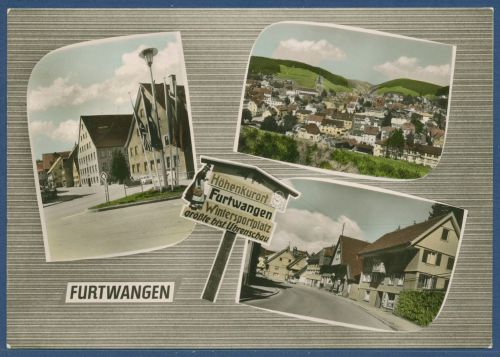 Höhenkurort Furtwangen im Schwarzwald, gelaufen 1966 (AK5752)