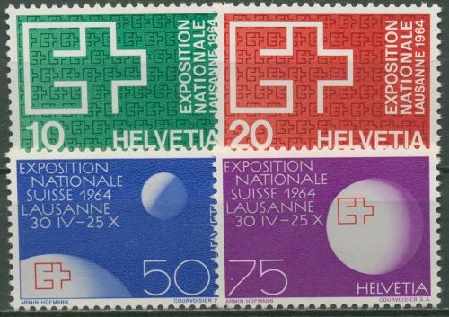Schweiz 1963 Weltausstellung Expo´64 Lausanne Weltkugel 782/85 postfrisch