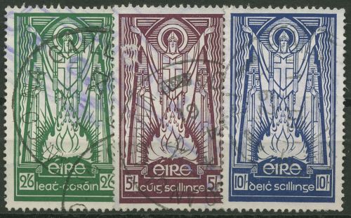 Irland 1942 Freimarken St. Patrick Osterfeuer 86/88 gestempelt