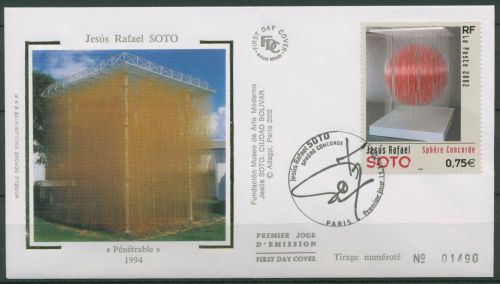 Frankreich 2002 Kinetisches Kunstwerk 3674 FDC (X62198)