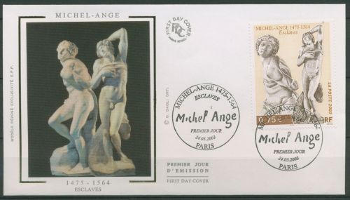 Frankreich 2003 Michelangelo Skulpturen 3697 FDC (X62199)