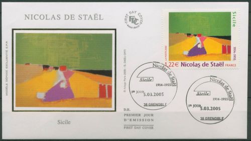 Frankreich 2005 Kunst Gemälde Nicolas de Stael 3913 FDC (X62208)