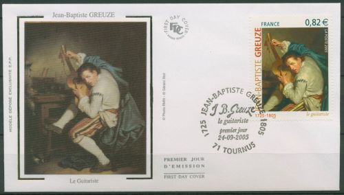 Frankreich 2005 Gemälde Jean-Baptiste Greuze 3983 FDC (X62211)