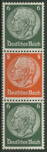 Deutsches Reich Zusammendrucke 1937/39 Hindenburg S 160 postfrisch