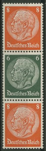 Deutsches Reich Zusammendrucke 1937/39 Hindenburg S 162 postfrisch
