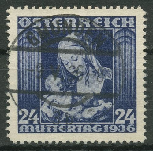 Österreich 1936 Muttertag Mutter und Kind 627 gestempelt