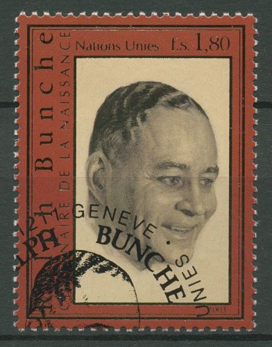 UNO Genf 2003 Diplomat Ralph Bunche 472 gestempelt
