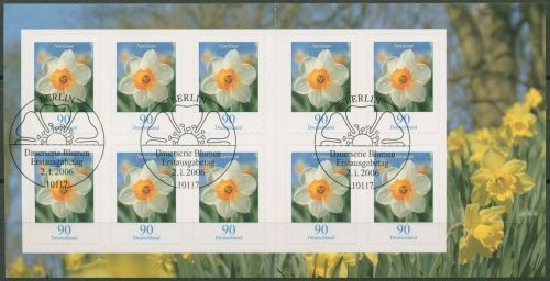 Bund Markenheftchen 2006 Blumen Narzisse MH 61 (2515) ESST BERLIN (C18176)