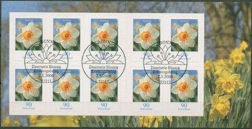 Bund Markenheftchen 2006 Blumen Narzisse MH 61 (2515) ESST BONN (C18177)
