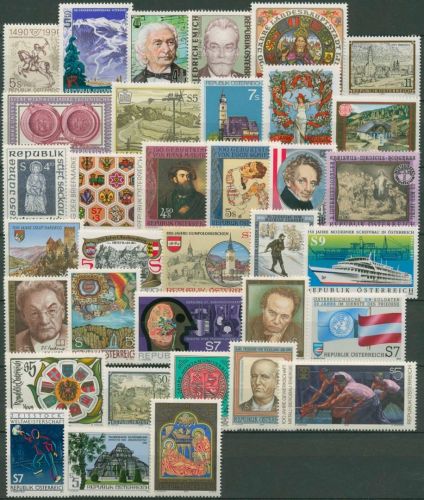 Österreich Jahrgang 1990 komplett (1978/2012) postfrisch (SG6373)