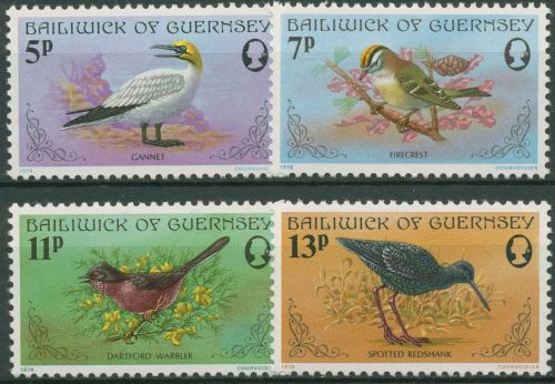 Guernsey 1978 Tiere Vögel 165/68 postfrisch