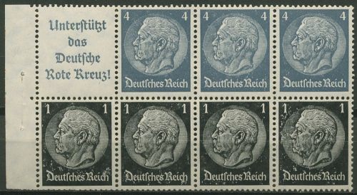 Deutsches Reich 1940/41 Markenheftchenblatt Hindenburg H-Blatt 98 B mit Falz