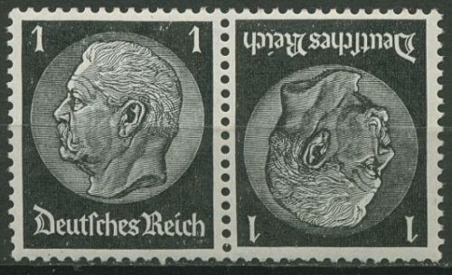 Dt. Reich Zusammendrucke 1939 aus Einheitsgeberstreifen 1, K 21 postfrisch