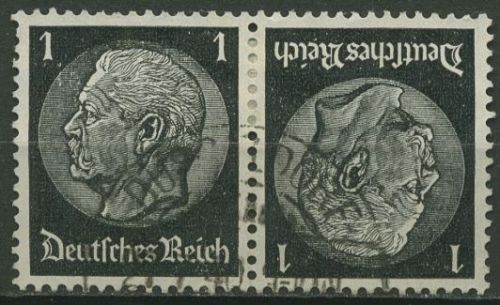 Dt. Reich Zusammendrucke 1939 aus Einheitsgeberstreifen 1, K 21 gestempelt