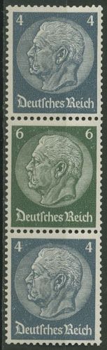 Dt. Reich Zusammendrucke aus Rollen 1939 Hindenburg S 216 postfrisch