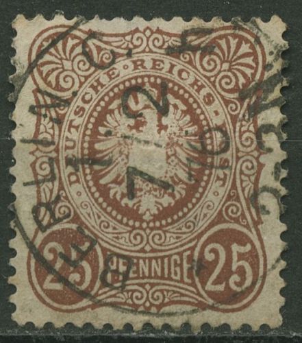 Deutsches Reich 1875 PFENNIGE 35 a gestempelt geprüft, kl. Fehler