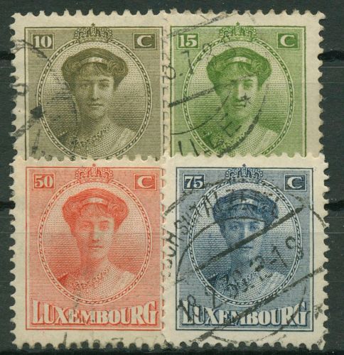 Luxemburg 1924 Großherzogin Charlotte 152/55 gestempelt