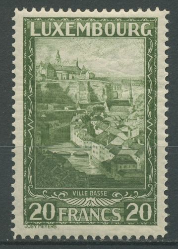 Luxemburg 1931 Landschaften Unterstadt Luxemburg 238 postfrisch