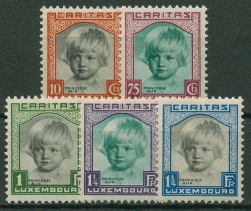 Luxemburg 1931 Kinderhilfe Prinzessin Alix 240/44 postfrisch