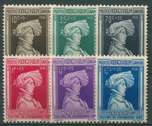 Luxemburg 1936 Kinderhilfe Wenzel I. 296/01 postfrisch