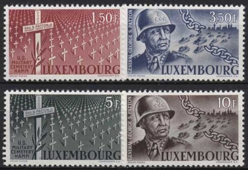 Luxemburg 1947 General George S. Patton 423/26 postfrisch