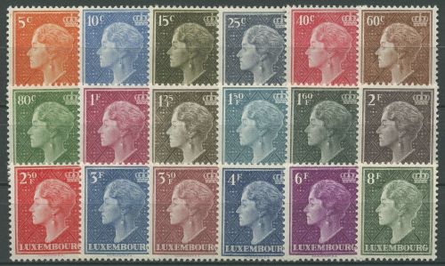Luxemburg 1948 Großherzogin Charlotte 442/59 postfrisch