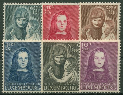 Luxemburg 1950 Kriegswaisen Kinder 468/73 postfrisch