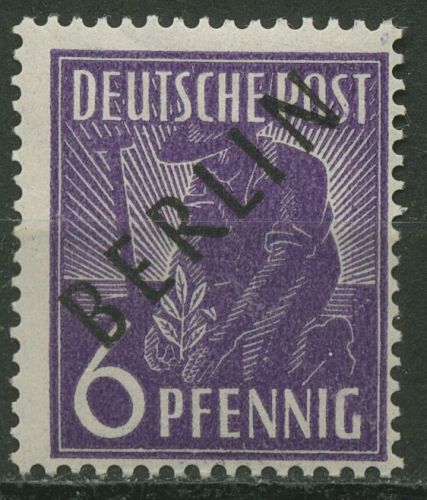 Berlin 1948 Schwarzaufdruck 2 postfrisch