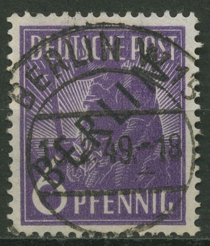 Berlin 1948 Schwarzaufdruck 2 mit TOP-Stempel
