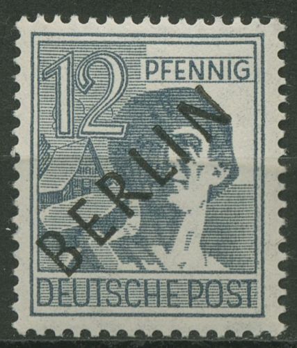 Berlin 1948 Schwarzaufdruck 5 postfrisch