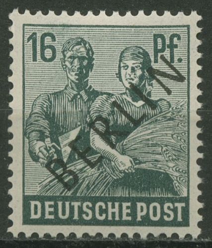 Berlin 1948 Schwarzaufdruck 7 postfrisch