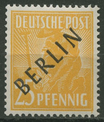 Berlin 1948 Schwarzaufdruck 10 postfrisch