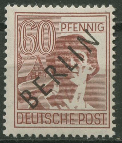 Berlin 1948 Schwarzaufdruck 14 postfrisch