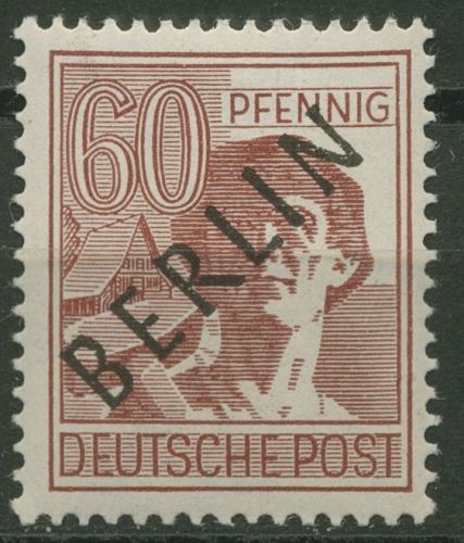 Berlin 1948 Schwarzaufdruck 14 postfrisch geprüft