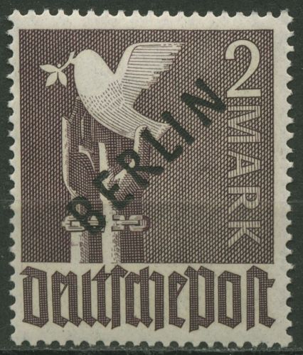 Berlin 1948 Schwarzaufdruck 18 postfrisch geprüft