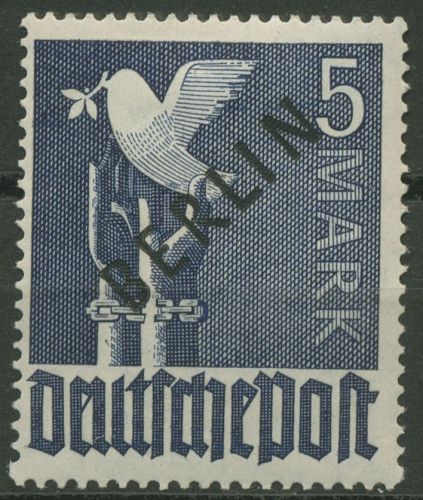 Berlin 1948 Schwarzaufdruck 20 mit Falz