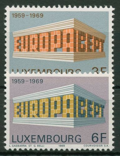 Luxemburg 1969 Europa CEPT Tempel 788/89 postfrisch